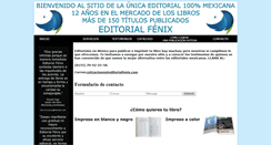 Desktop Screenshot of editorialfenix.com